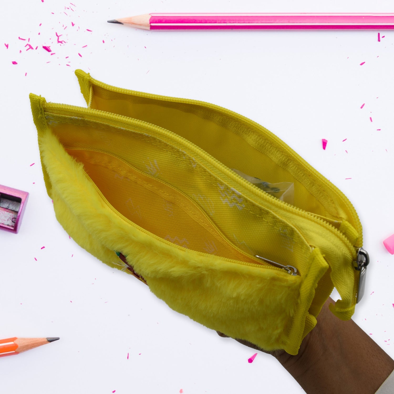 Smart Double Pocket Zipper Pouch – Multipurpose, Washable Stationery Organizer for School & Travel (2-Pocket) Smart Double Pocket Zipper Pouch – Multipurpose, Washable Stationery Organizer for School & Travel (2-Pocket)